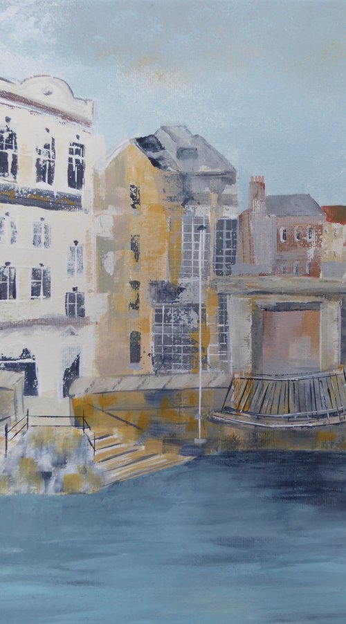 Mayflower Steps, Plymouth by Elaine Allender
