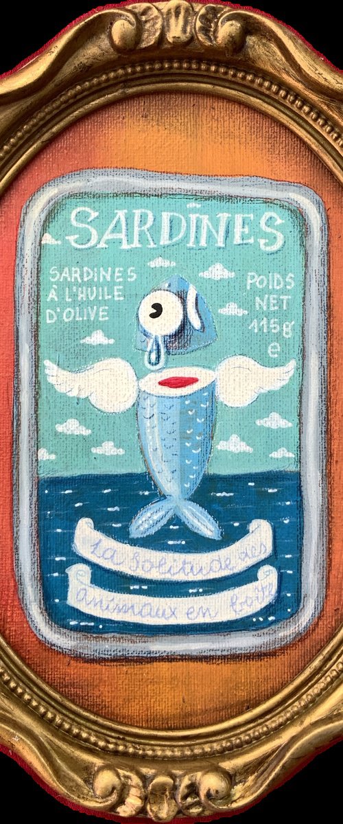 633 - The Solitude of Canned Animals - SARDINES by Paolo Andrea Deandrea