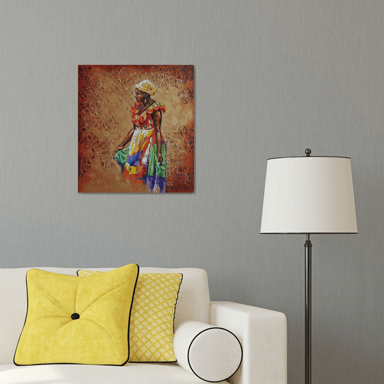 Portrait of african woman
