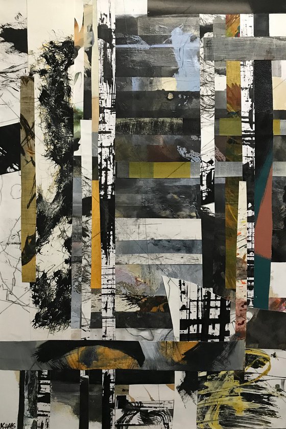 Contemplative Disjointed Reality Collage