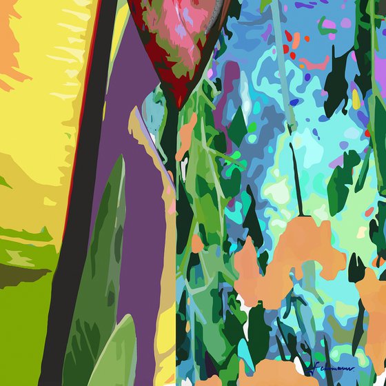 JUNGLE | ORIGINAL DIGITAL PAINTING GICLÉE ON CANVAS, EDITION OF 7 PIECES