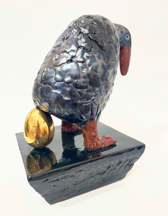 Black Bird with Golden Egg