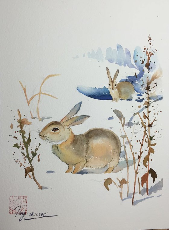 Snow and Rabbits