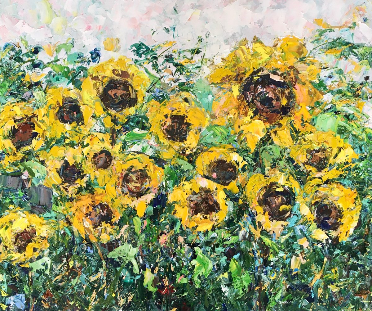 Sunflowers field by Vilma Gataveckien?