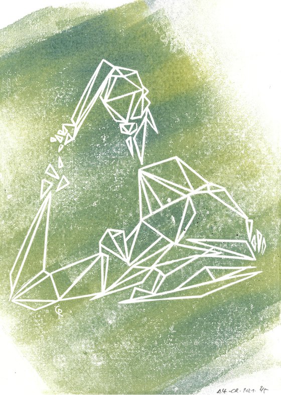 Triangles 4 - abstracted nude