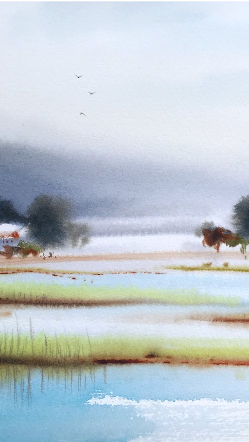 Asian landscape #1 by Eugenia Gorbacheva
