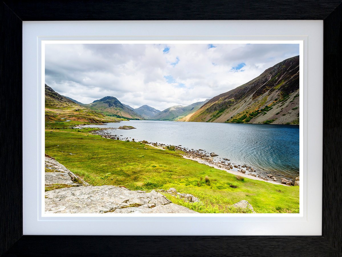 Photorealistic Photograph , Wastwater View - Lake District Uk By Michael Mchugh, 25 X 19, Artwork For Sale On Artfinder