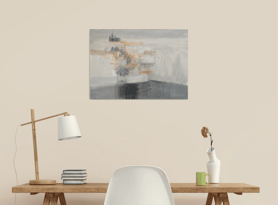 Silent Autumn over the Vltava River