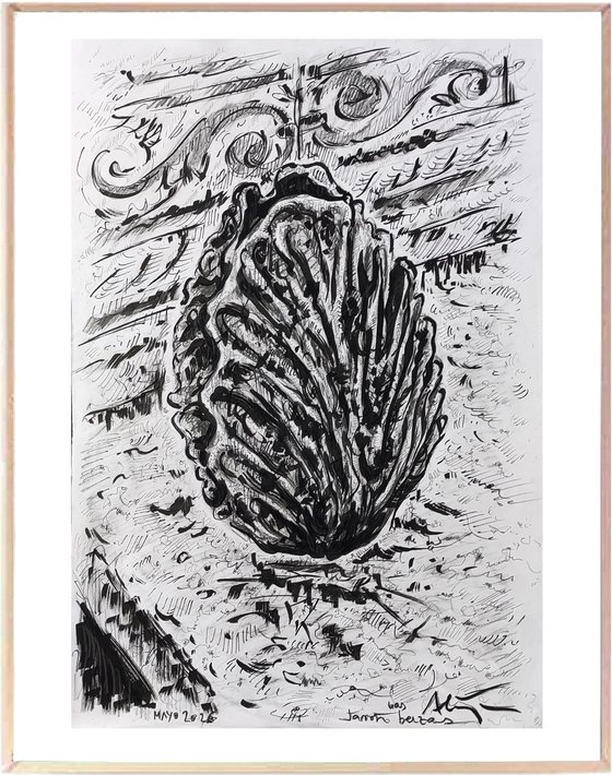 Vase in the cabbages
