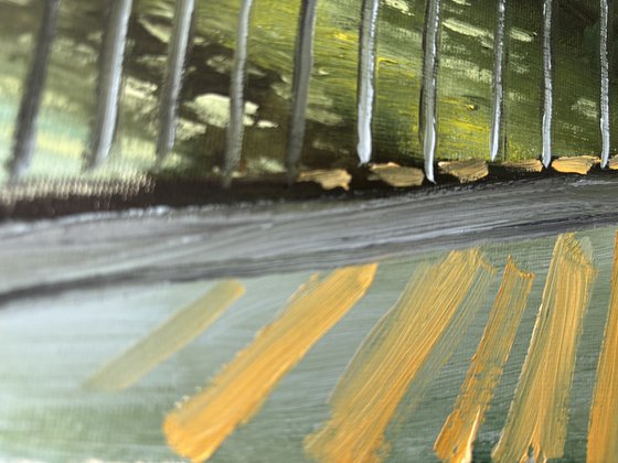 Golden Hour Shadows on the Bridge