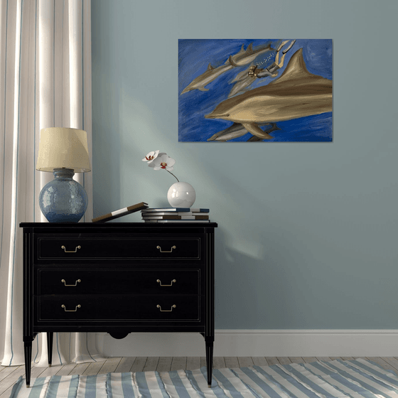 Diving in the waters of the Seychelles