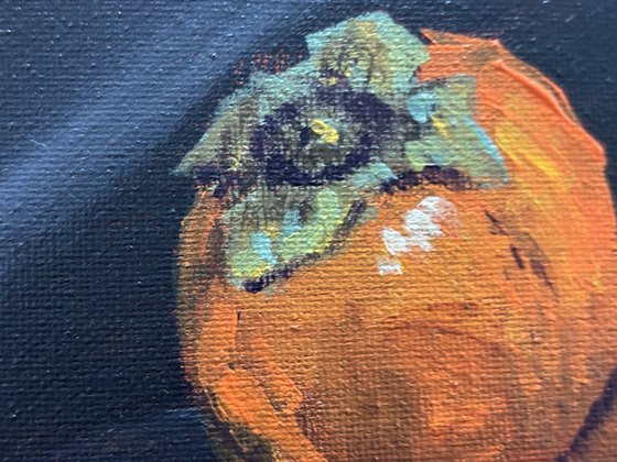 Orange Glow on Dark