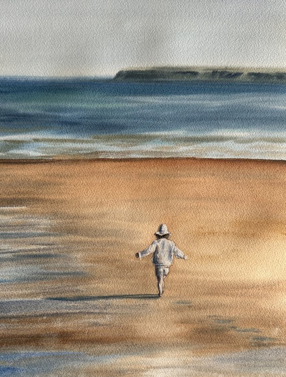 Little Steps by the Ocean