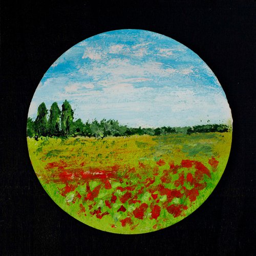 The Poppy Field by KM Arts