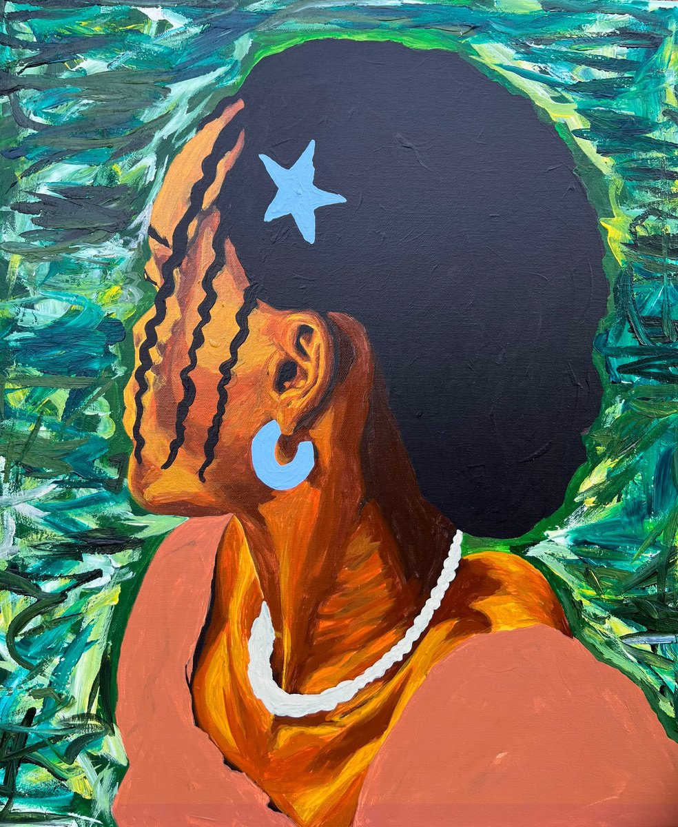 Her Own Horizon By Emmanuel Akolo, 20 X 24, Artwork For Sale On Artfinder