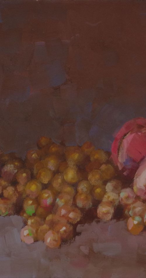 Still Life Original oil painting  Hand painted artwork One of a kind Signed with Certificate of Authenticity by Vahe Yeremyan