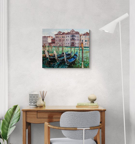 Gondolas in Venice