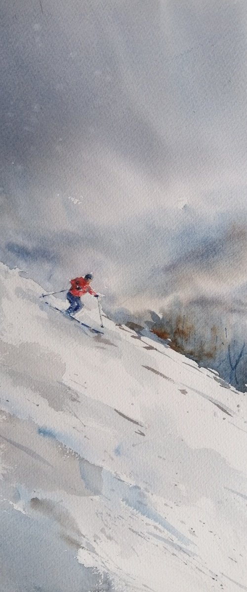 the skier 15 by Giorgio Gosti