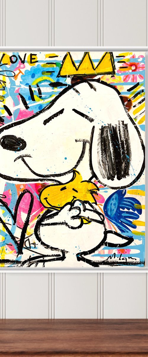 Lovely. 30x40 cm ready to hang by Mercedes Lagunas