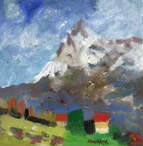 Mountain Huts by Elizabeth Anne Fox