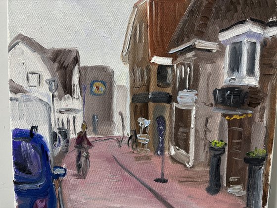 Cycling Through Beilen Center