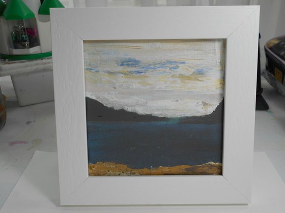 Scottish Highlands - Loch Carron Dawn Framed Painting
