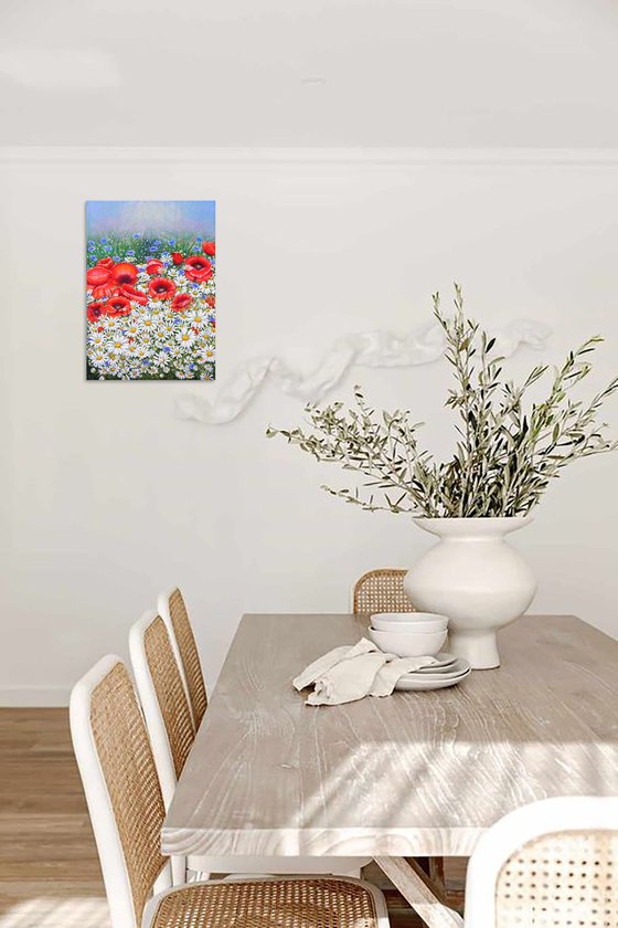 Poppies and Daisies