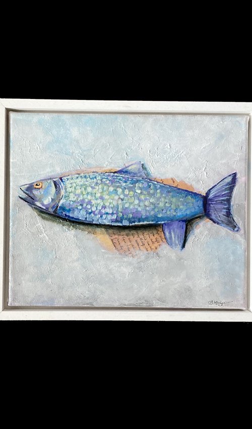 Fish Still Life Painting by Suzy K