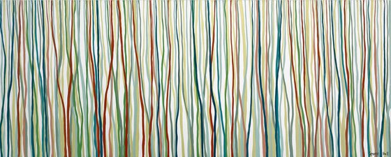 The Waltzing Yarrabee - 152 x 61cm - acrylic on canvas