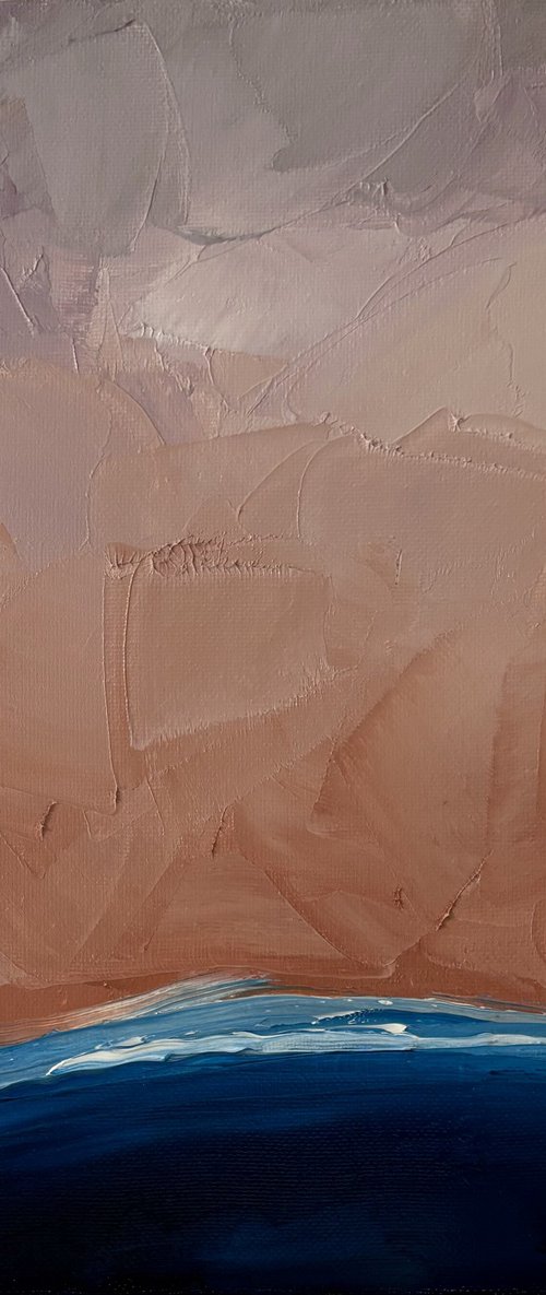 Twilight Over the Quiet Horizon Sea by Daniela Nocito