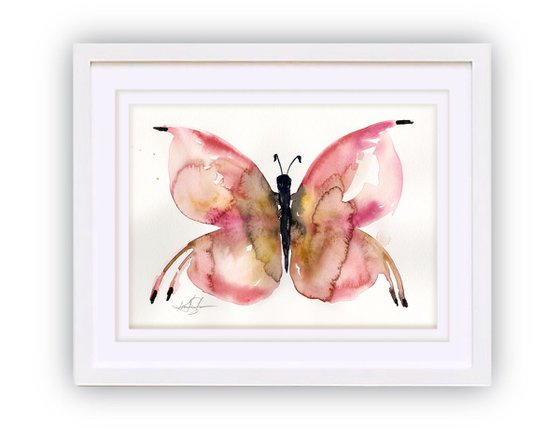 Watercolor Butterfly 2 - Abstract Butterfly Watercolor Painting