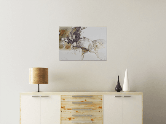 Horse in the run  5 (70x50)