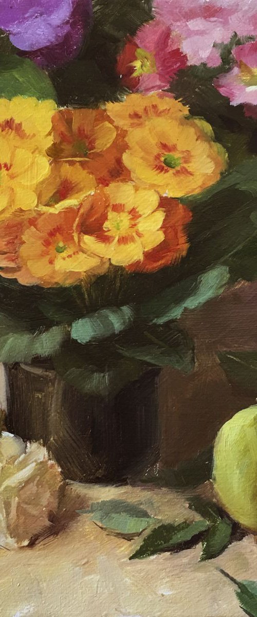 Still Life with Primrose by Ling Strube