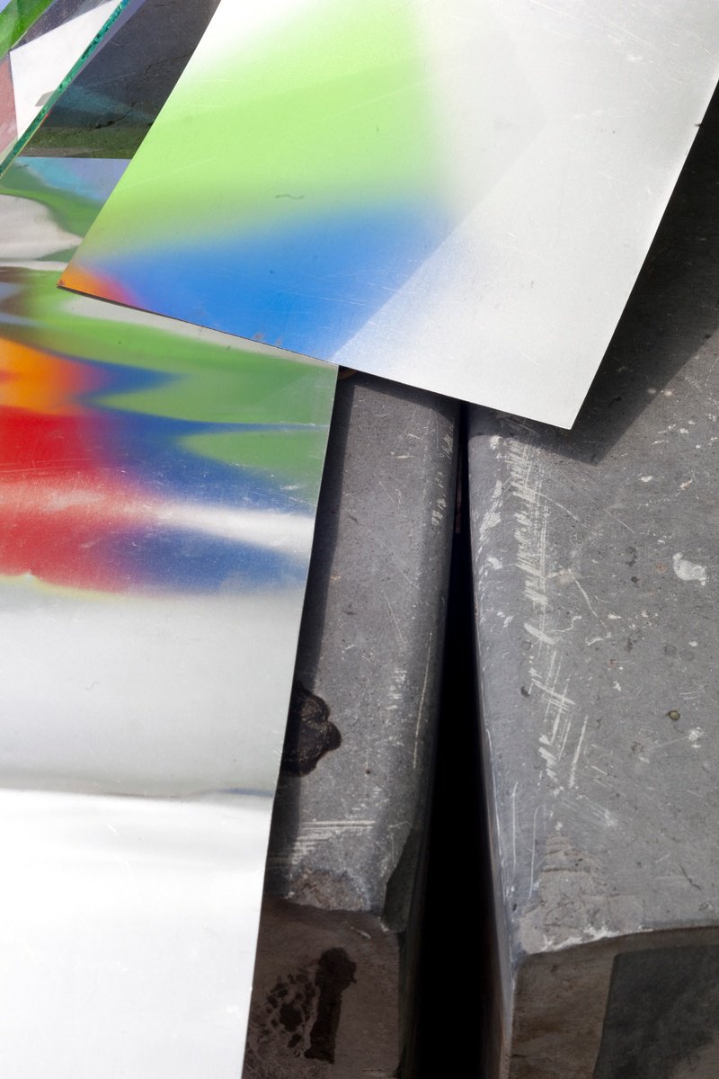 Geometric Abstract Photograph By Szilvia Sztankovits, 20 X 29", Constructed Sights 03, Original Artwork