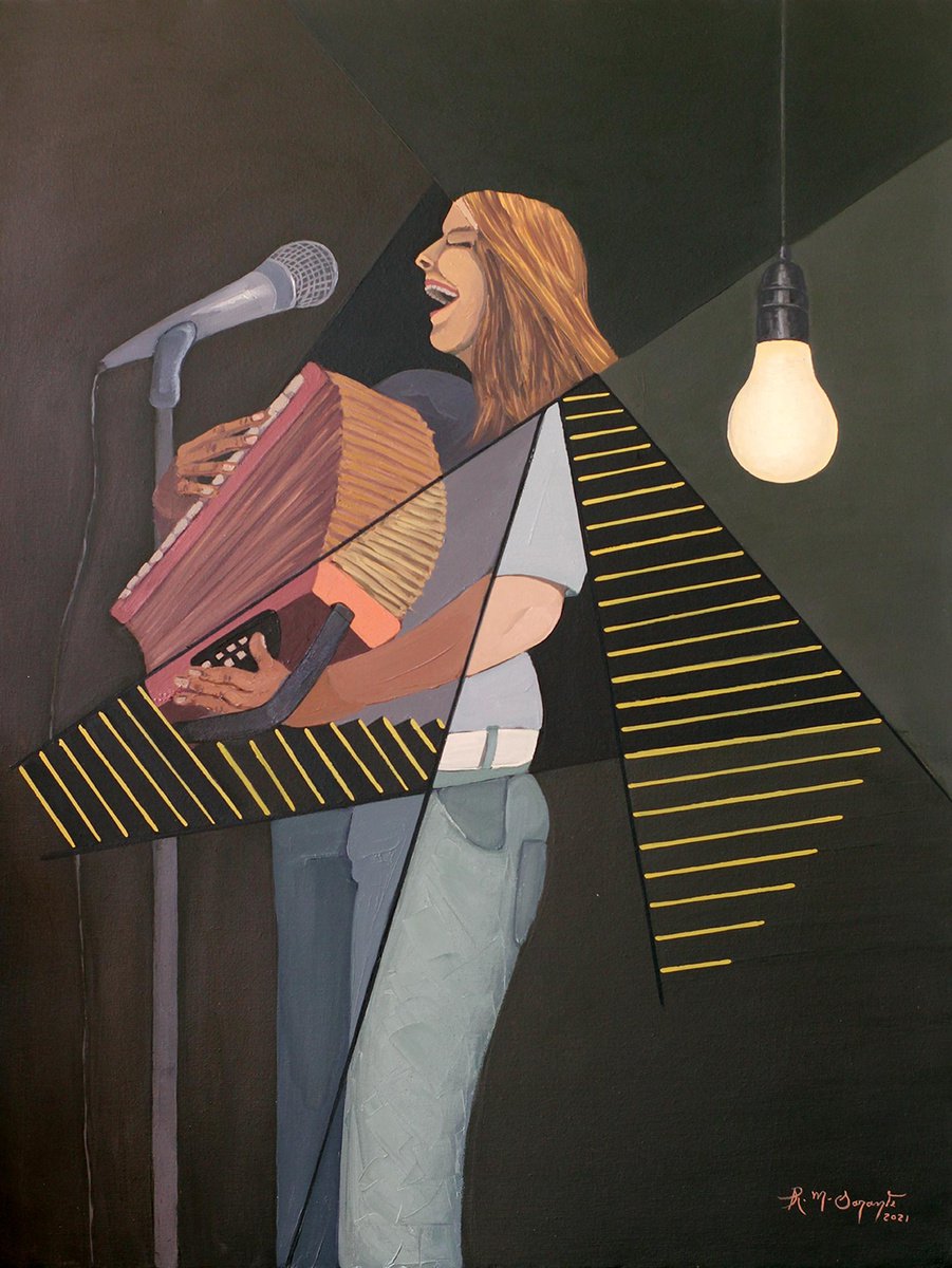 The accordionist by Raul M. Sarante