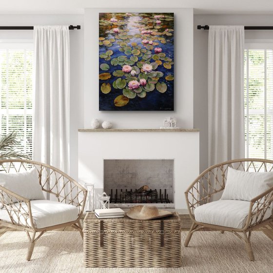 "Pink Lilies"