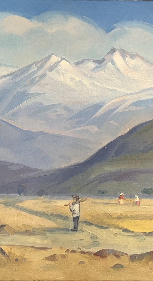 Under the skirts of Aragats by Samvel Atasunc