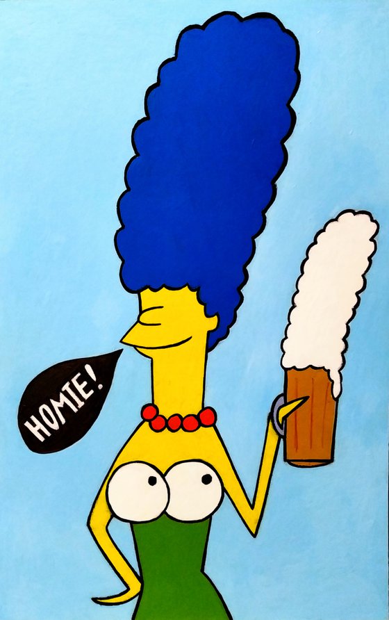 My tit love Marge Simpson