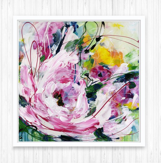 Morning Bloom - Floral Painting by Kathy Morton Stanion