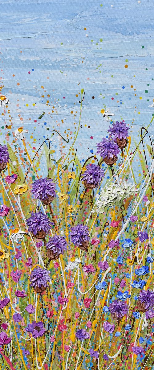 Purple Meadow by Olga Tkachyk
