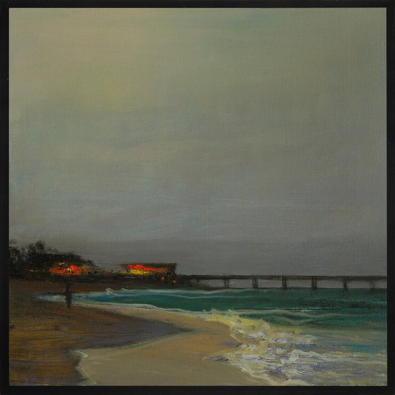 Evening bar on the ocean