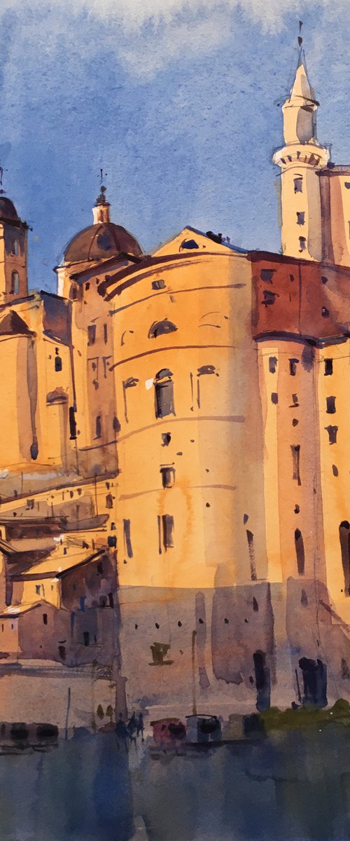 Warm evening. Urbino City, Italy by Andrii Kovalyk