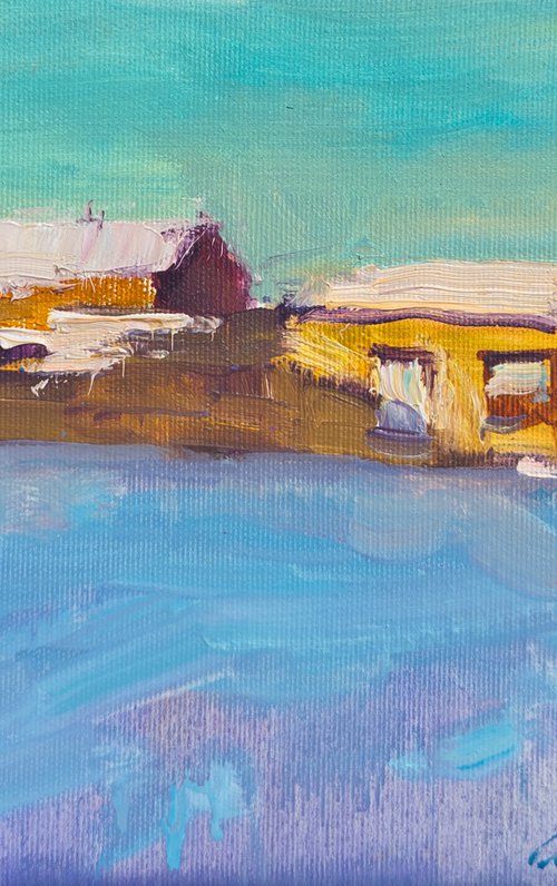 Winter sunset by Olga Samar