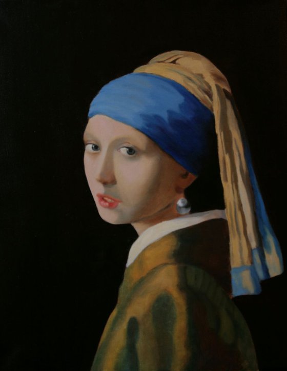 Girl with a pearl earring (free copy )