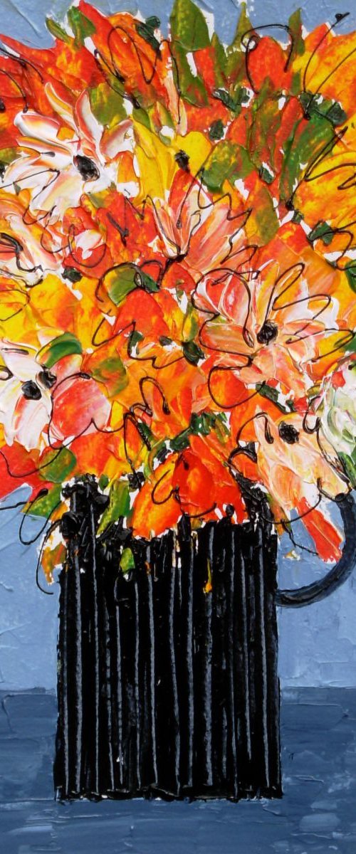 Autumnal Flowers by Jan Rippingham