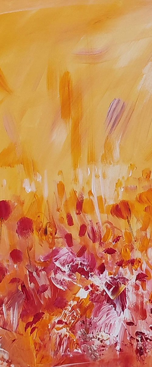 Danse au milieu d'un champ de fleurs by ÂME SAUVAGE