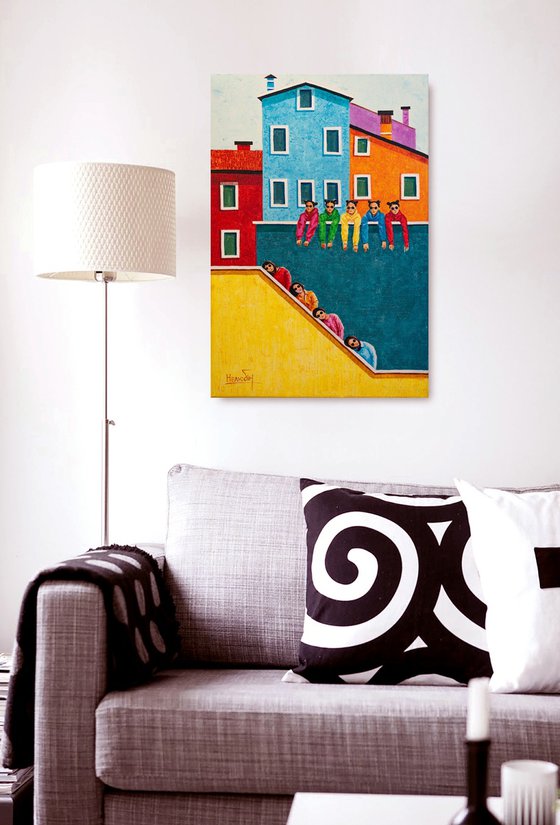 Abstract city