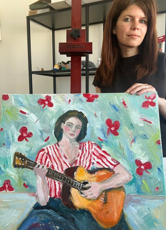 Woman with a Guitar