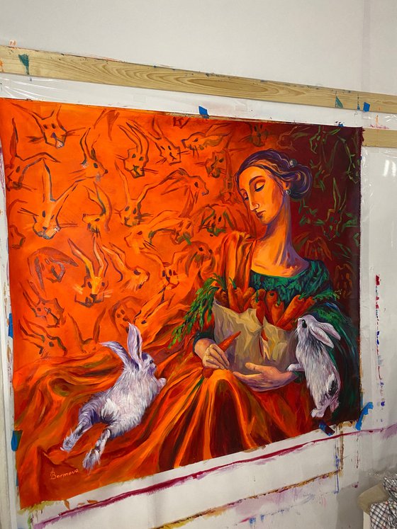 Madonna with Rabbits
