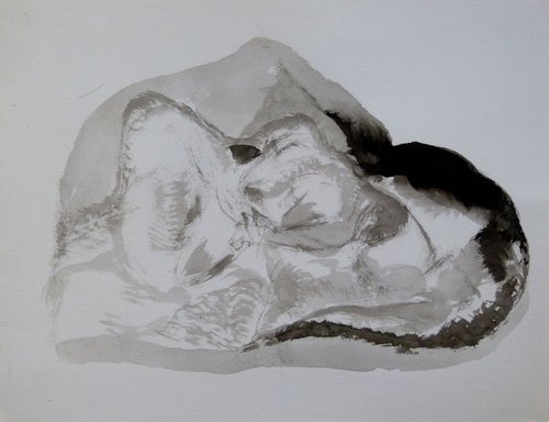 Asleep, 25x32 cm by Frederic Belaubre